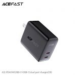 Củ sạc ACEFAST PD3.0 40W 2 cổng USB-C (US) - A11