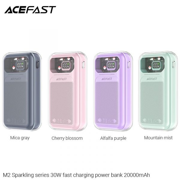 Pin dự phòng ACEFAST 20000mAh sạc nhanh 30W - M2