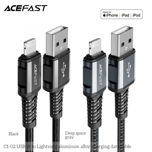 Cáp ACEFAST USB-A to Lightning (1.2m) - C1-02