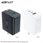 Củ sạc ACEFAST PD65W GaN (2*USB-C+USB-A) (US) - A43