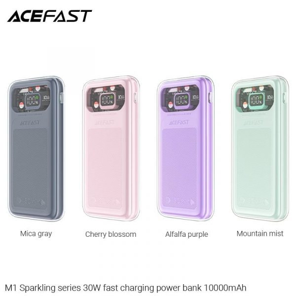 Pin dự phòng ACEFAST 10000mAh sạc nhanh 30W - M1