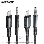 Cáp chuyển âm thanh ACEFAST Lightning to 3.5mm MFI (1.2m) - C1-06