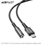 Cáp chuyển âm thanh ACEFAST USB-C to 3.5mm (0.18m) - C1-07