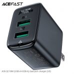 Củ sạc ACEFAST 2 cổng QC18W (USB-A+USB-A) (US) - A35