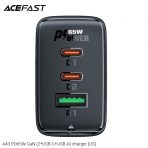 Củ sạc ACEFAST PD65W GaN (2*USB-C+USB-A) (US) - A43