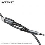 Cáp chuyển âm thanh ACEFAST USB-C to 3.5mm (1.2m) - C1-08