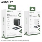 Bộ sạc ACEFAST GaN 65W cổng USB-C + USB-A + HUB (US) - A19