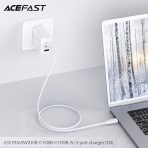 Bộ sạc ACEFAST PD3.0 65W 3 cổng USB-C+USB-C+USB-A (US) - A15