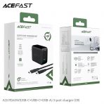 Bộ sạc ACEFAST PD3.0 65W 3 cổng USB-C+USB-C+USB-A (US) - A15