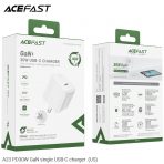 Củ sạc ACEFAST GaN PD3.0 30W 1 cổng USB-C (US) - A23